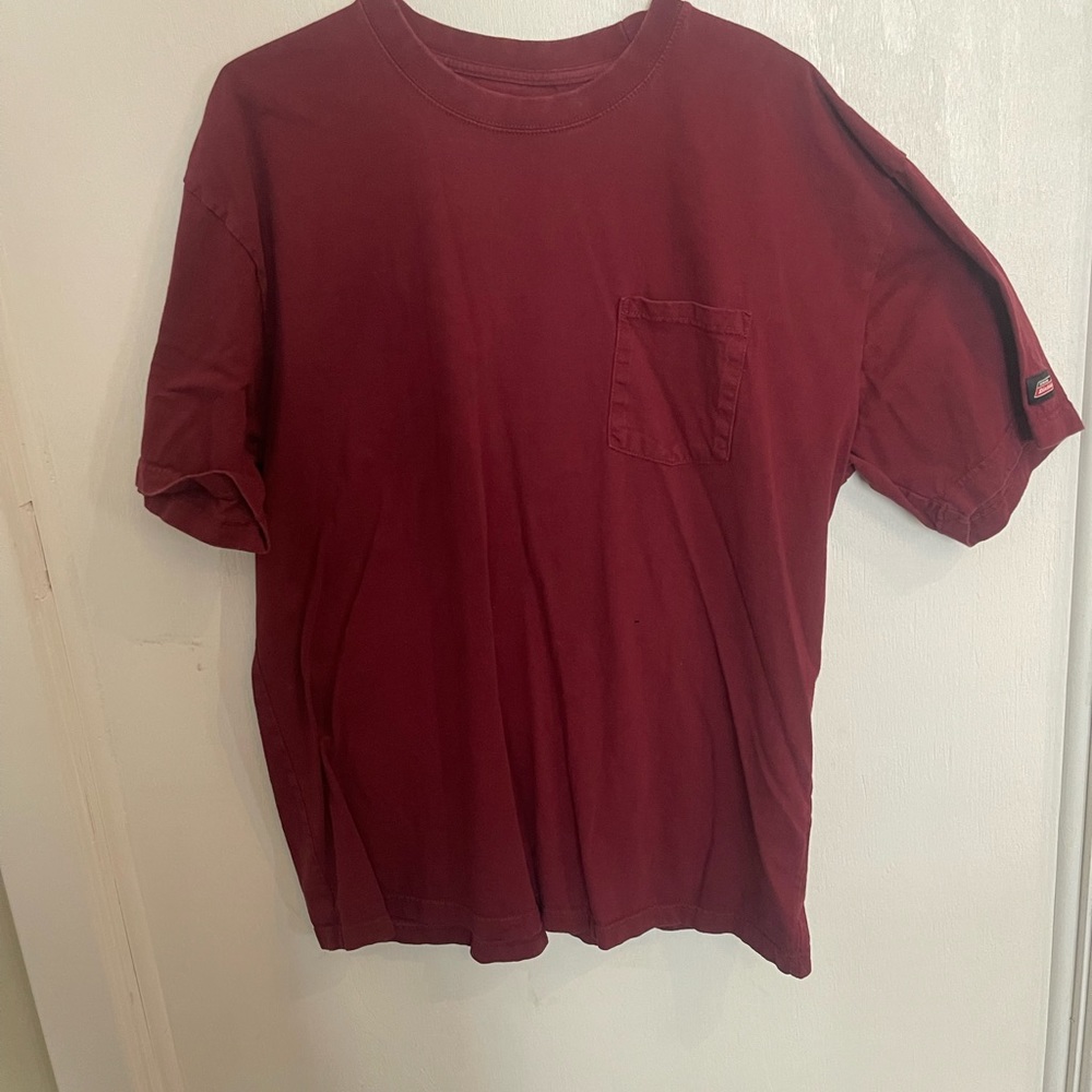 dickies XXL pocket T-shirt, maroon